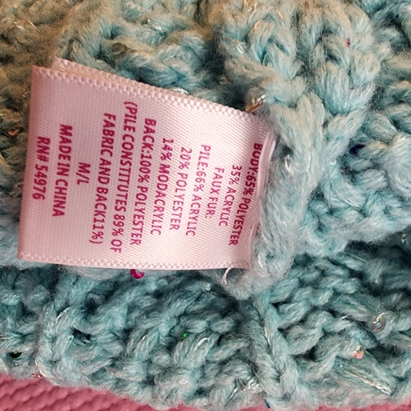 Girls POM Beanie M/L - Picture 4 of 5